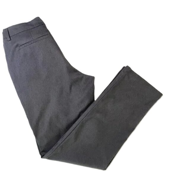 Lee Straight Leg Trouser Pants Wrinkle Resistant Gray Size 12L 33" Inseam - Picture 6 of 16